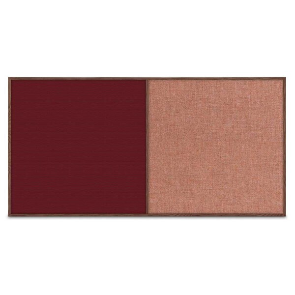 Enclosed Corkboard, 3 Door, 96"x48", 4" Fra